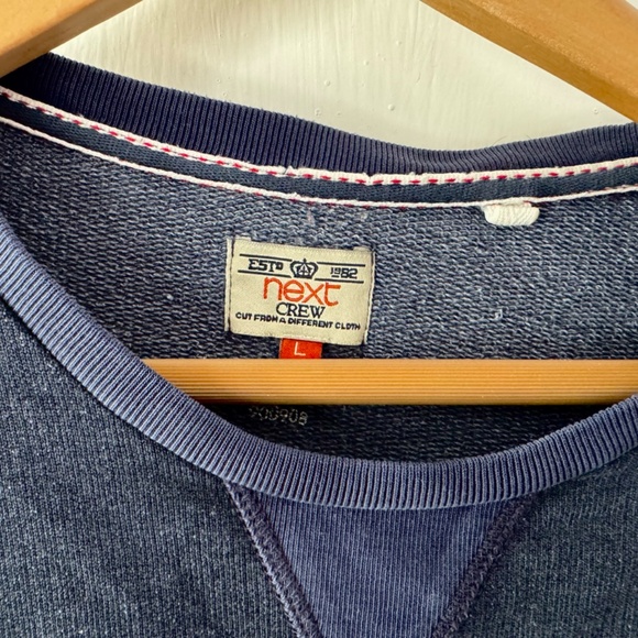 Next Crew Navy Sweater - Picture 2 of 3